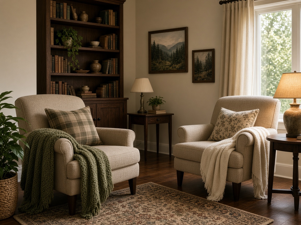 Welcoming sitting room in an adult family home